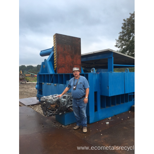 Hydraulic Iron Steel Copper Rebar Scrap Compactor Baler